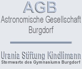 AGB - Astronomische Gesellschaft Burgdorf und Urania Stiftung Kindlimann, Sternwarte des Gymnasiums Burgdorf